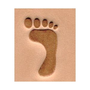 Leather 3d Stamp Left Foot 25 mm Hobbyland