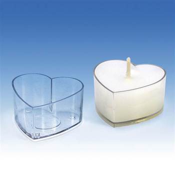 Acquista Stampo in silicone per candele a forma di cuore 3D da 1 pezzo.  Stampo per decorazione candele fatte a mano fai da te