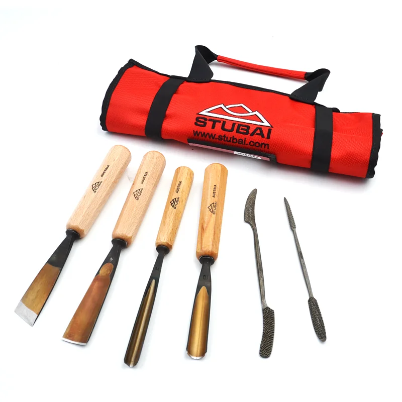 Set Di 6 Sgorbie 'Micro' Stubai - Per Intaglio E Lavorazione Del Legno Di Precisione - Foto 14