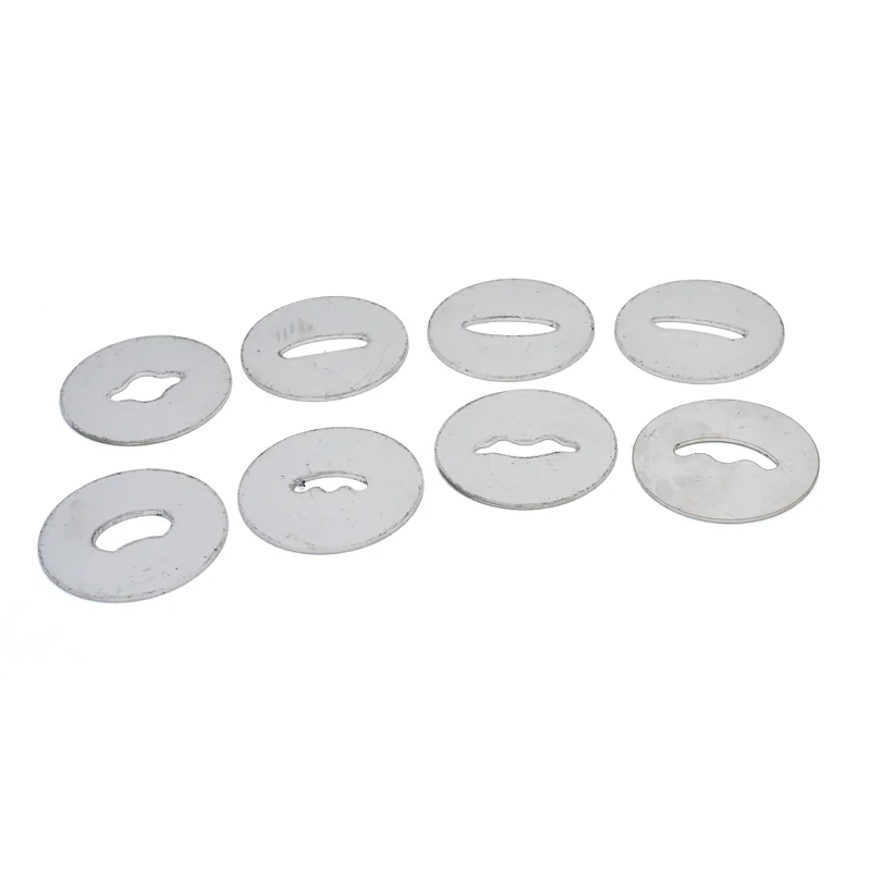Set Di 7 Stampi Per Argilla In Acciaio Inox A Forma Di Cerchio In - 6