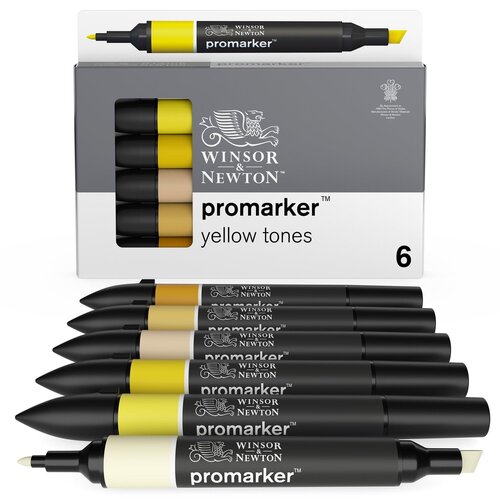 Winsor & Newton ProMarker 6 Skin Tones Set 1 