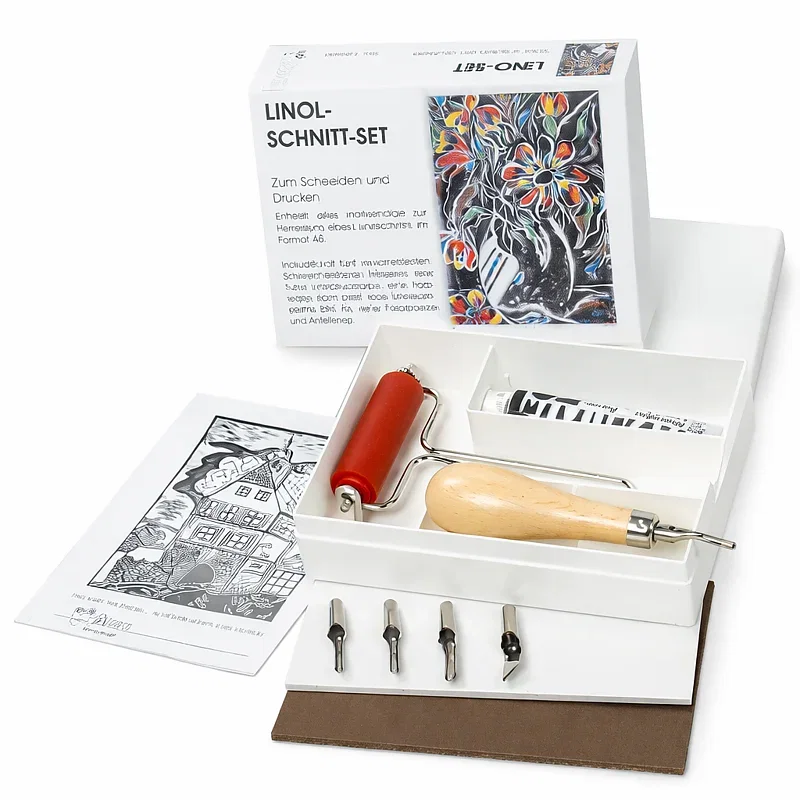 ABIG LINOLEUMSCHNITT SET 8 TEILE