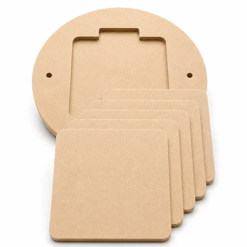 SET DE TABLAS DE MADERA PARA TORNO DE ALFARERO 32 CM CON 5 TABLILLAS