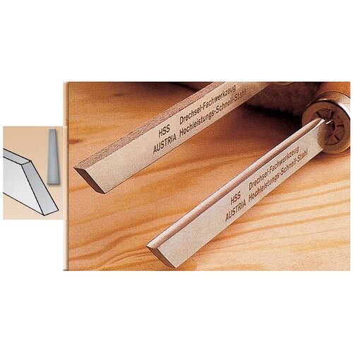 Stubai 510601 - Chip-carving Bent Knife 45 mm