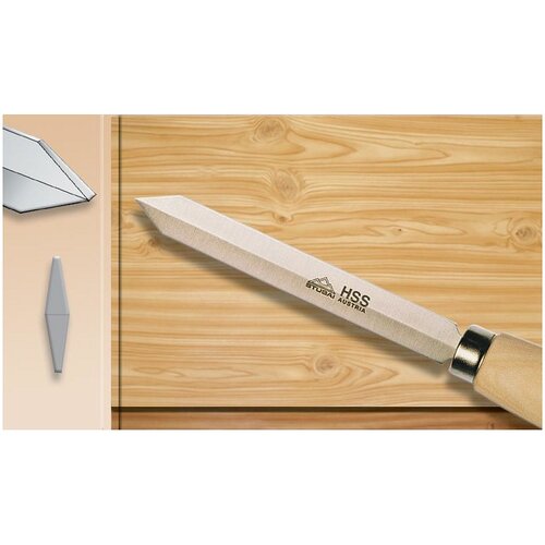 Stubai 510601 - Chip-carving Bent Knife 45 mm