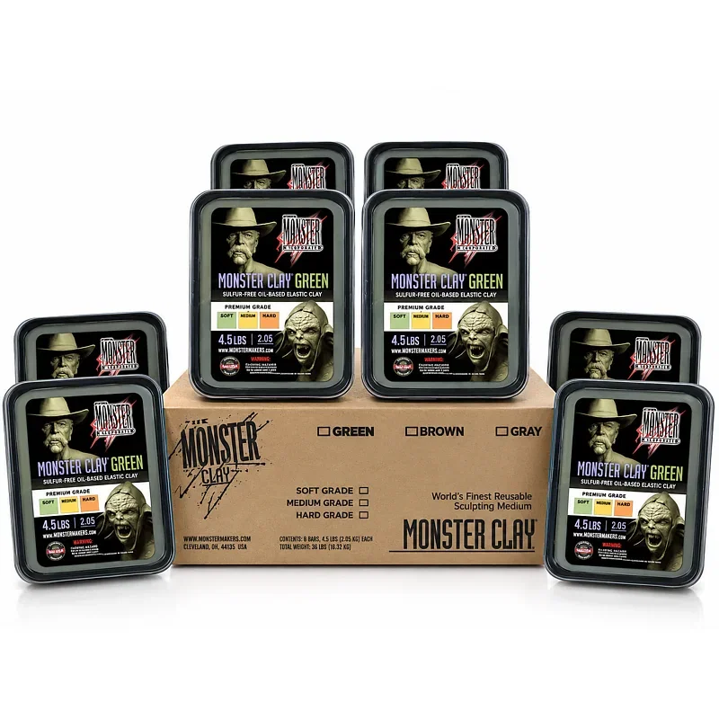 MONSTER CLAY - PLASTILINA PROFESIONAL VERDE