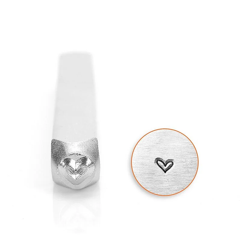 Tampon En Métal Symbole Recyclé 6 Mm - ImpressArt - Pour Estampage Sur Bijoux, Métal