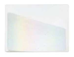 BULLSEYE 0113-31F - BLANCO IRID RAINBOW 3MM OPAL