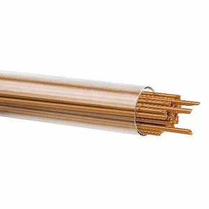 BULLSEYE STRINGERS - 0329 ÓPALO NARANJA QUEMADO TUBO 180 GR