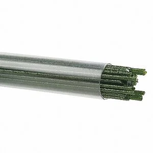 BULLSEYE STRINGERS - 1412 VERDE AVENTURINE CLARO TRANSP. TUBO 180 GR