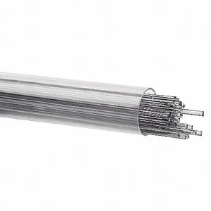 BULLSEYE STRINGERS - 1429 ARGENT CLAIR TRANSPARENT TUBE 180 GR