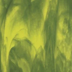BULLSEYE 2121-30F - VERDE AMARILLO D.RLD 3MM STREAKY