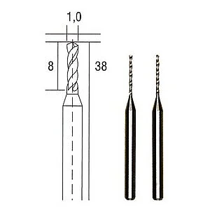 MICROPUNTA CARBURO PROXXON D.1MM 2PZ