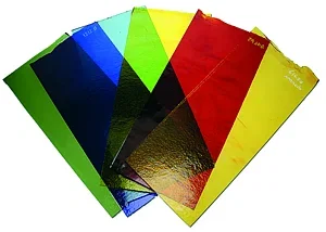 VIDRIO BULLSEYE SURTIDO COLORES TRANSPARENTES