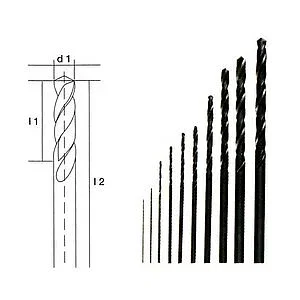 JEU DE FORETS HSS DIN 338 - PROXXON