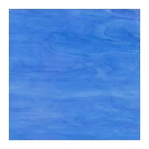 DOM OPAL GLASS A633 - BLUE / WHITE