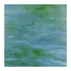 DOM OPAL GLASS TO0142 - GREEN / BLUE / WHITE