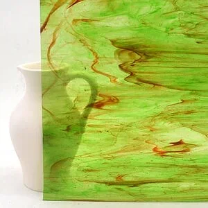 DOM CATHEDRAL GLASS TL0106 - GREEN / RED