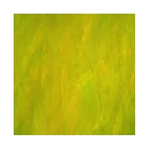 DOM OPAL GLASS A123 - GREEN YELLOW / WHITE / PURPLE