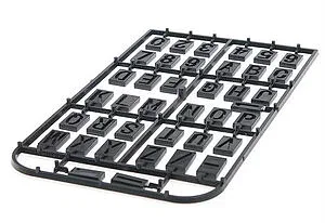 SET OF LETTERS AND FIGURES FOR GE 70