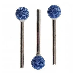 MEULES EN CORINDON SPHERE - 3 PCS