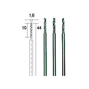 FORETS EN ACIER WOLFRAM-VANADIUM Ø 1-6 MM- 3 PCS