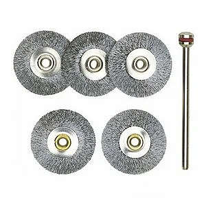 BROSSES EN ACIER INOXYDABLE - DISQUES Ø 22 MM - 5 PCS