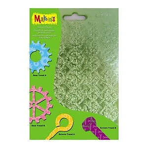 SET 4 FEUILLES DE TEXTURE - F