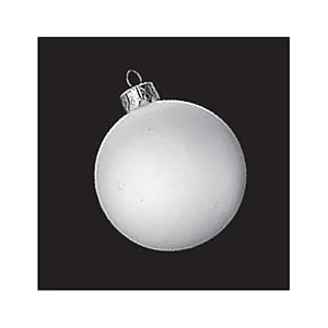 BISCOTTO CERAMICO BIANCO - PALLINA LISCIA 80 MM
