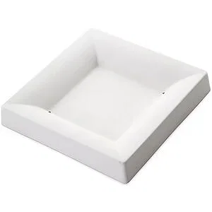 STAMPO FUSIONE - PIATTO QUADRO CURVO 15,6 X 15.6 X 3 CM