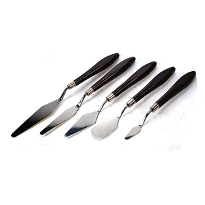 SET 5 SPATOLE C/ MANICO IN LEGNO
