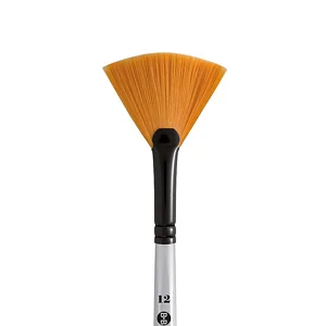 FAN PINSEL SYNTHETISCHES GOLD