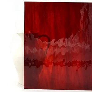 SPECTRUM 451-20W-F - RUBY RED / AMBER WATERGLASS