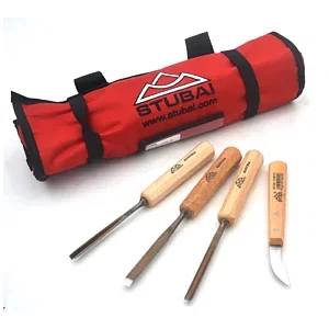 SET 3 GUBIAS + 1 CUCHILLO STUBAI C. BOLSA