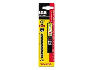 CUTTERKLINGEN RAZAR BLACK 9 MM TAJIMA - 10 STÜCKE PACKUNG