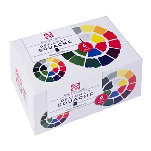 TALENS GOUACHE EXTRA FINE SET PRIMARI 6 X 16 ML