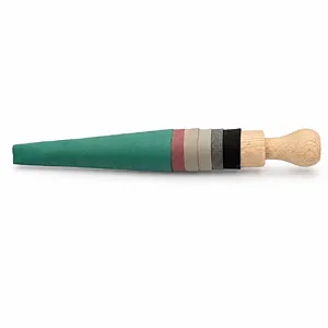 MANDRIN EN BOIS AVEC 6 ABRASIFS EMERY SHELL