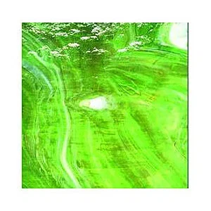 DOM OPAL GLASS 1233 - GREEN / LT. PURPLE / WHITE