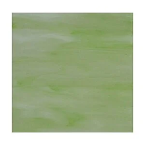 DOM OPAL GLASS A3252 - LIGHT GREEN / WHITE