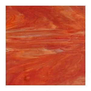 DOM OPAL GLASS A358 - RED / ORANGE