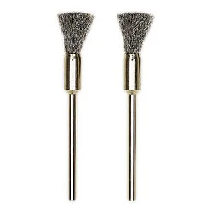 BROSSES EN ACIER - PINCEAU FIN Ø 8 MM - 2 PCS