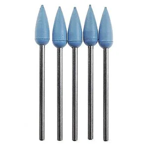 POLISSOIRS EN SILICONE FORME OGIVE - 5 PCS
