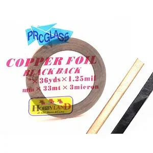 KUPFERFOLIE PROGLASS - SCHWARZ