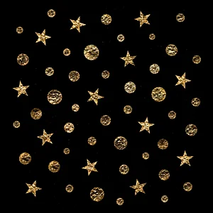 PAILLONS EN FEUILLE D’OR PUR