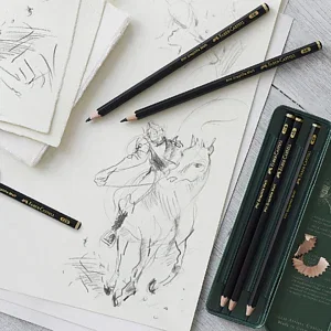 LÁPICES FABER CASTELL PITT GRAPHITE MATT