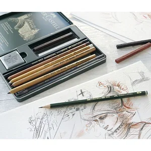 FABER CASTELL PITT MONOCHROME SET