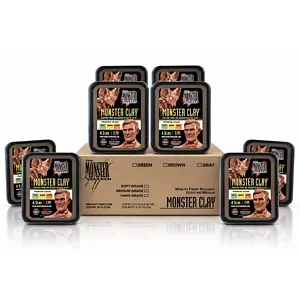 MONSTER CLAY - PROFESSIONELLE MODELLIERMASSE BRAUN