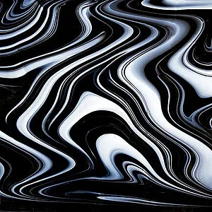 SPECTRUM OA-3005-9S-F - NERO / BIANCO LYCORICE SWIRL COE 96