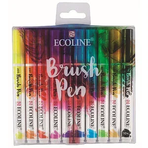 TALENS ECOLINE - SET 10 BRUSHPEN