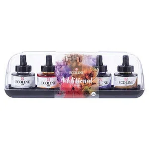TALENS ECOLINE ADDITIONAL COLOURS SET 5 X 30ML